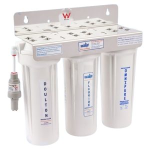 Doulton Triple Under Sink Water Filter with Fluoride & Chloramine Removal