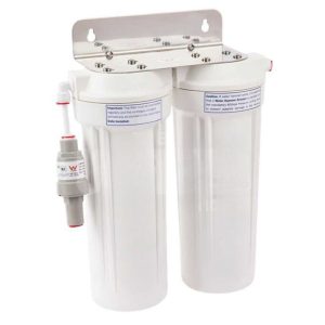 Housing for Twin Undersink Water Filter System 9″