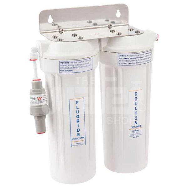 Doulton Twin Under Sink Water Filter with Fluoride Removal | Living Whole